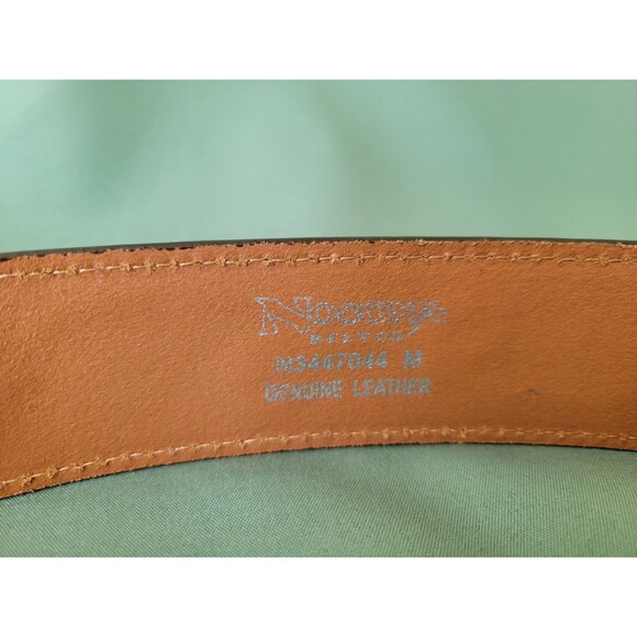 Nocona Western Boho Rhinestone Floral Leather Belt Brown Embroidered Women\'s M main image 6